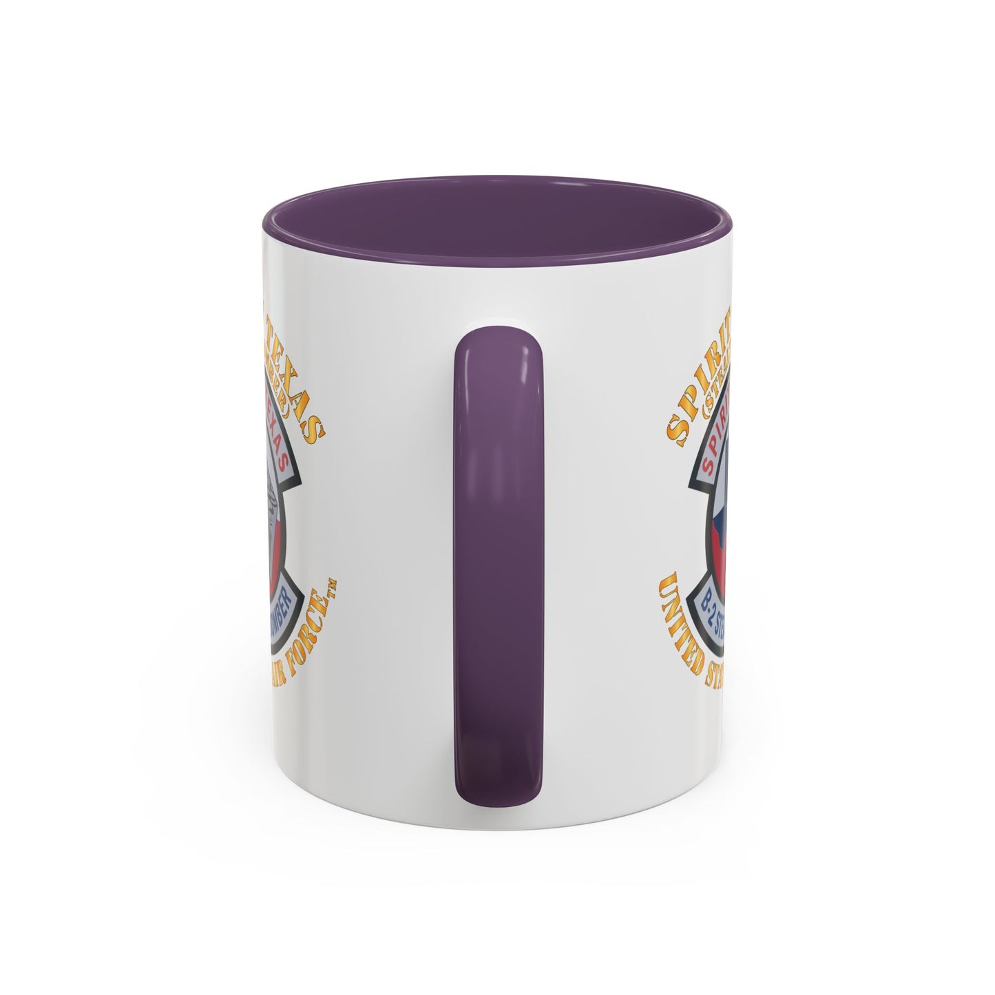 Accent Coffee Mug (11oz & 15oz) - USAF - B2 - Spirit of Texas - Stealth Bomber X 300