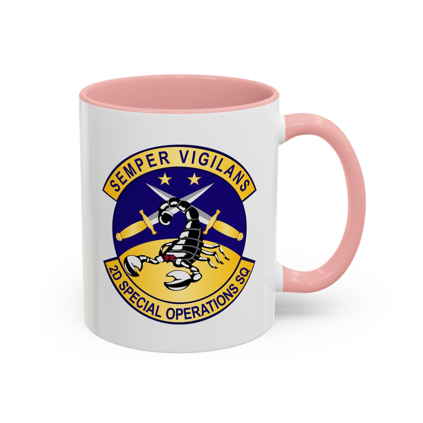 Accent Coffee Mug (11oz & 15oz) - USAFSOF - 2nd Special Operations Squadron wo Txt