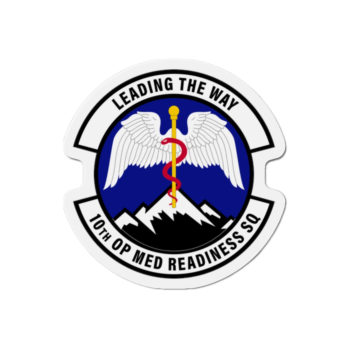 Die-Cut Magnet - USAF - 10th Operational Medical Readiness Sq wo txt