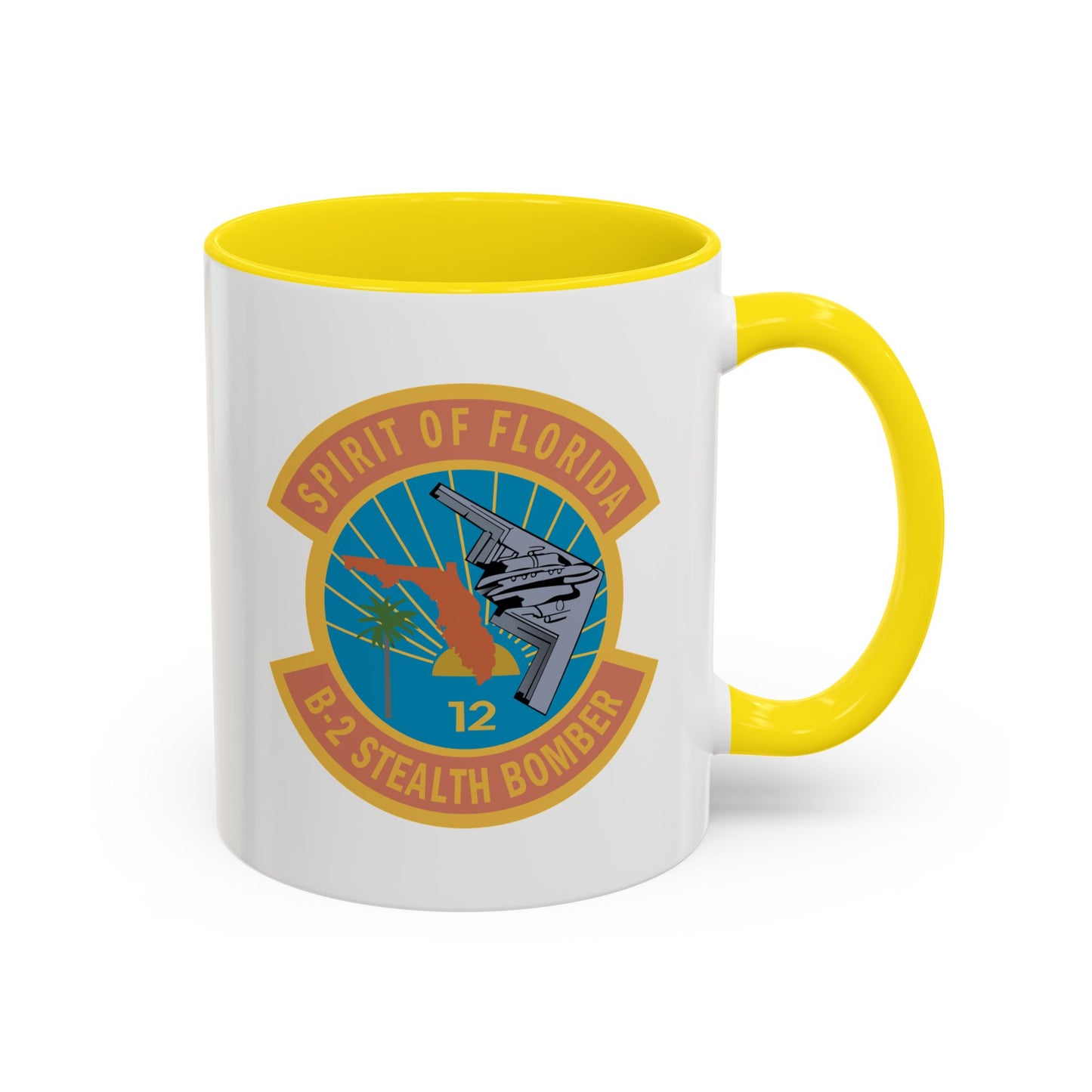 Accent Coffee Mug (11oz & 15oz) - USAF - B2 - Spirit of Florida - Stealth Bomber wo txt X 300