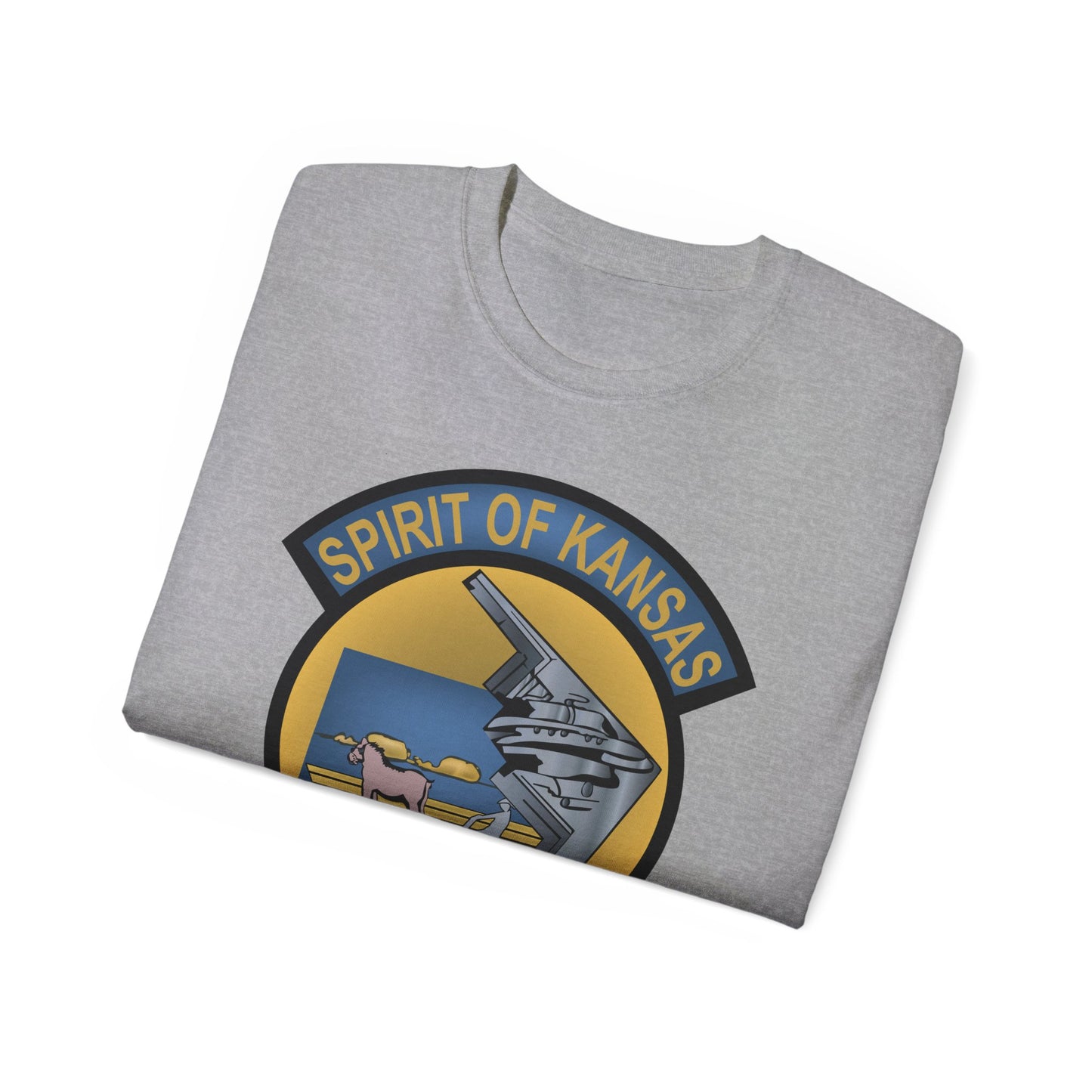 Unisex Ultra Cotton Tee - USAF - B2 - Spirit of Kansas - Stealth Bomber wo txt X 300