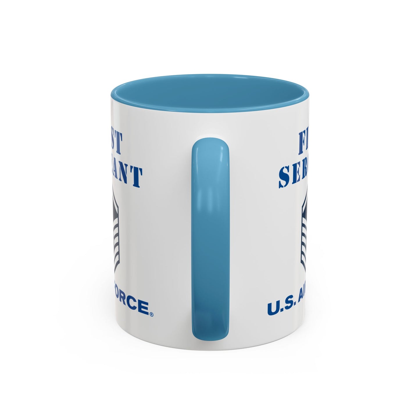 Accent Coffee Mug (11oz & 15oz) - USAF - First Sergeant (E7b) - 2020 - US Air Force w Text X 300