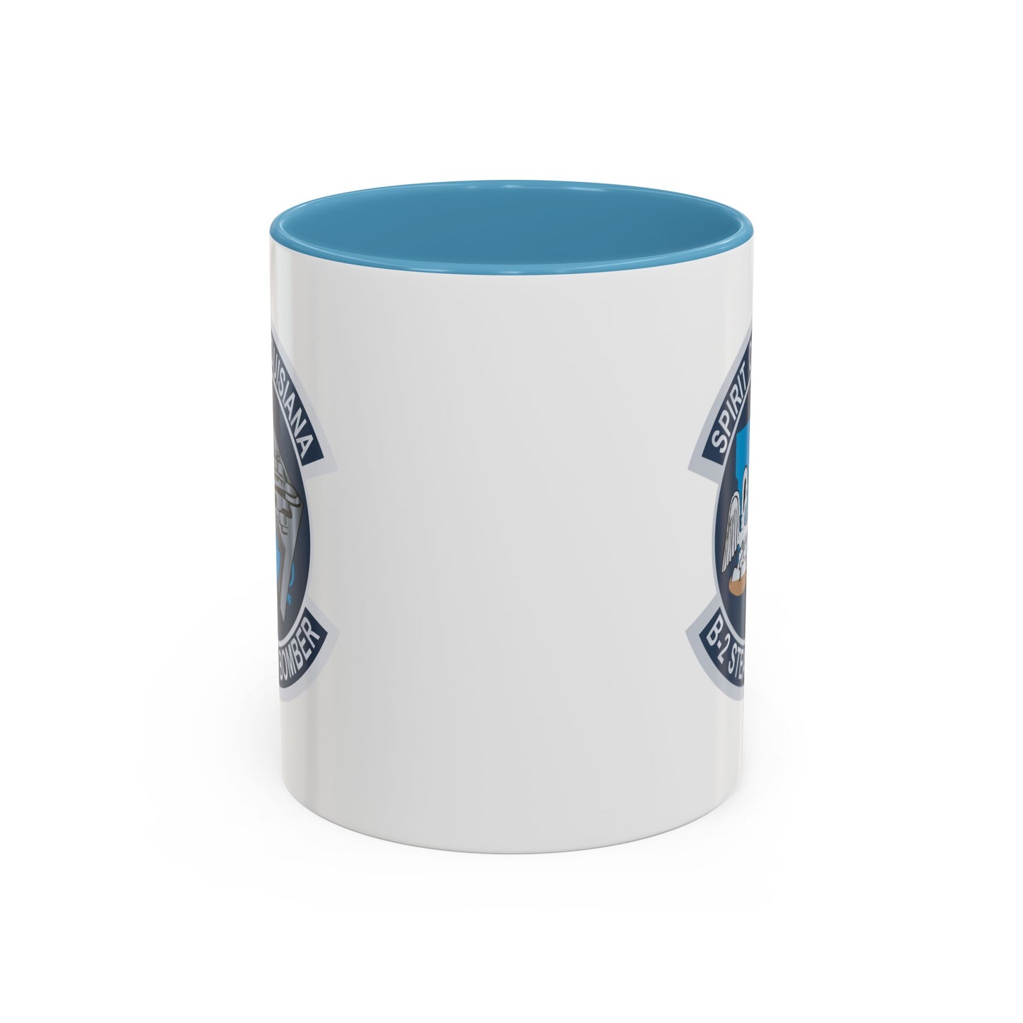 Accent Coffee Mug (11oz & 15oz) - USAF - B2 - Spirit of Louisiana - Stealth Bomber wo txt X 300