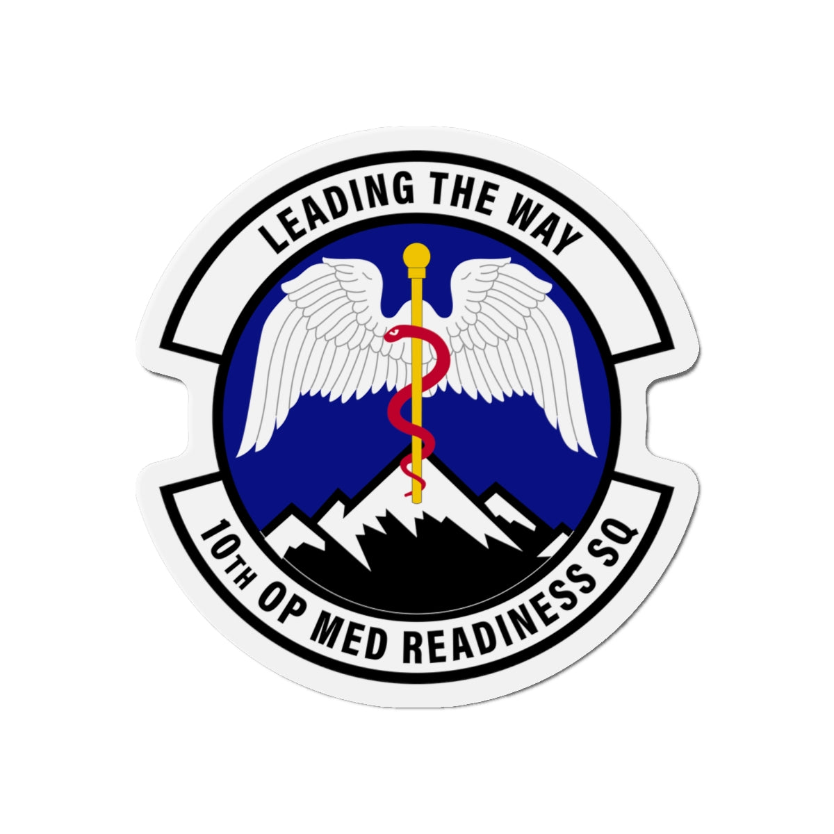 Die-Cut Magnet - USAF - 10th Operational Medical Readiness Sq wo txt