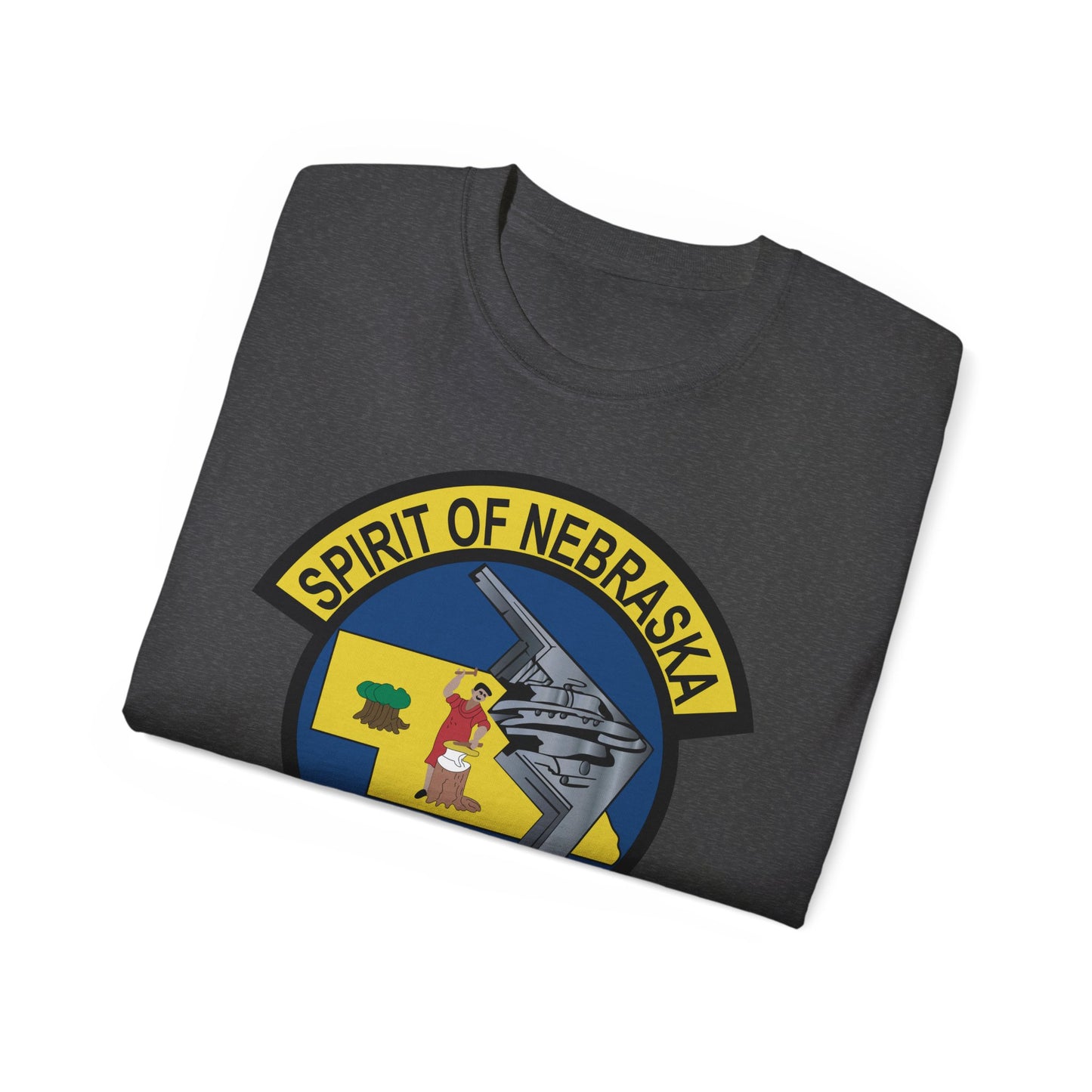 Unisex Ultra Cotton Tee - USAF - B2 - Spirit of Nebraska - Stealth Bomber wo txt X 300