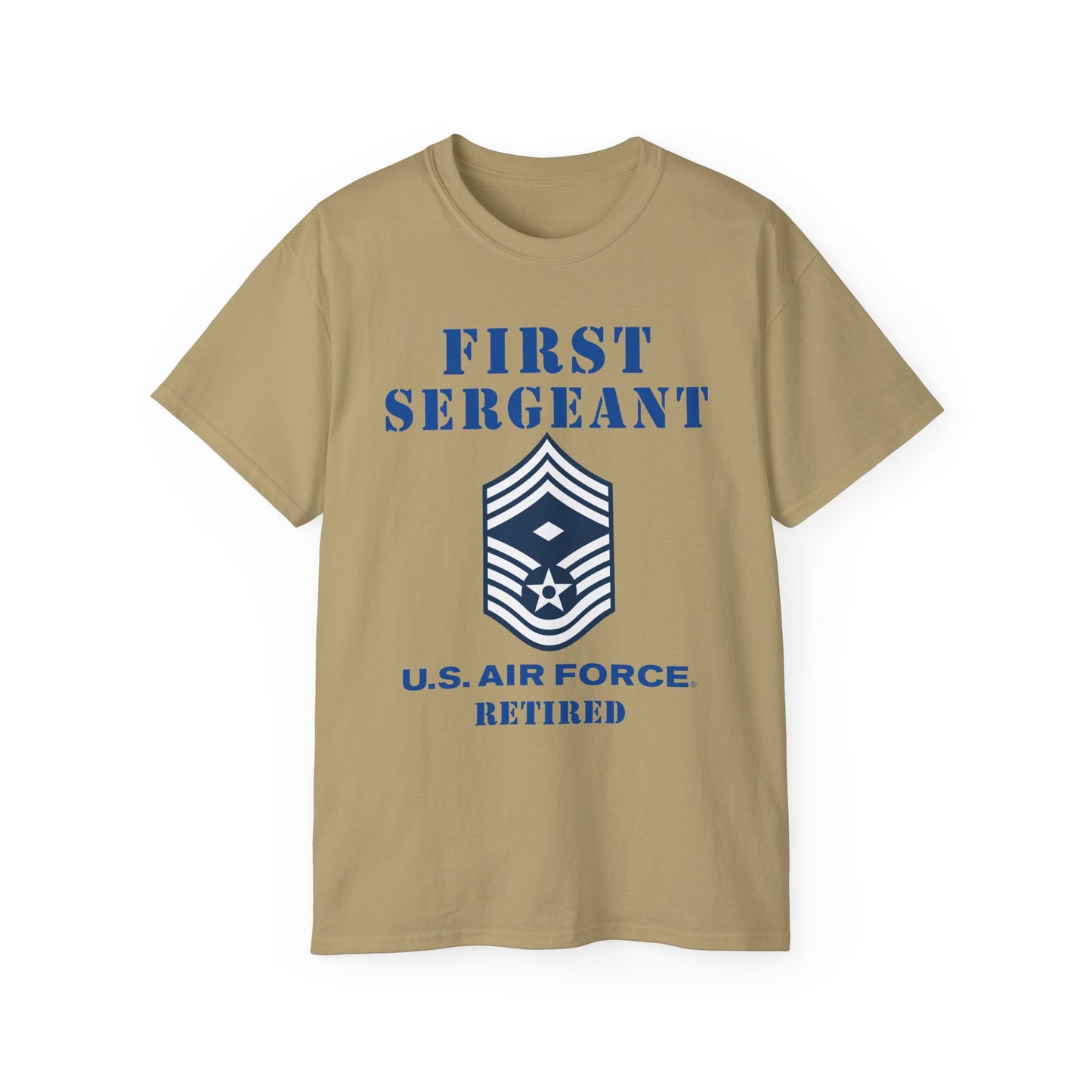 Unisex Ultra Cotton Tee - USAF - First Sergeant (E9b) - 2020 - Retired