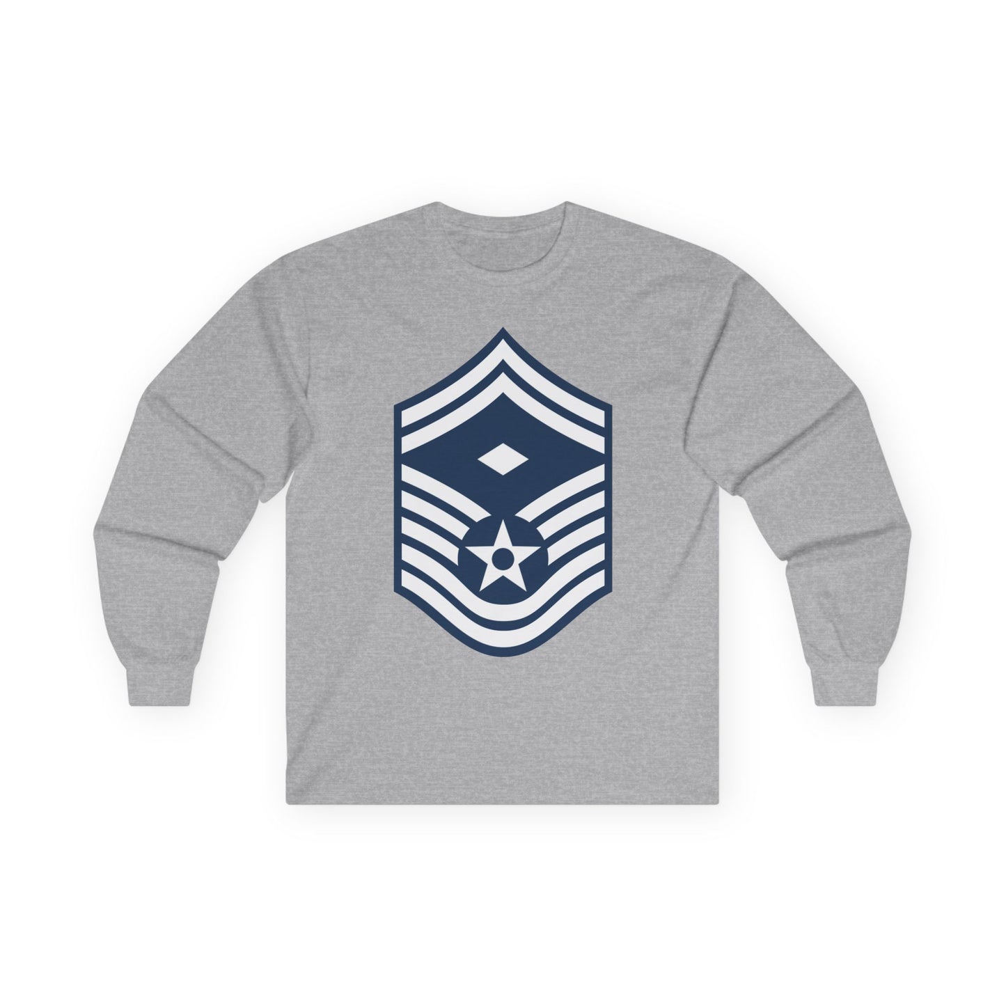 Unisex Ultra Cotton Long Sleeve Tee - USAF - First Sergeant (E8b) - 2020