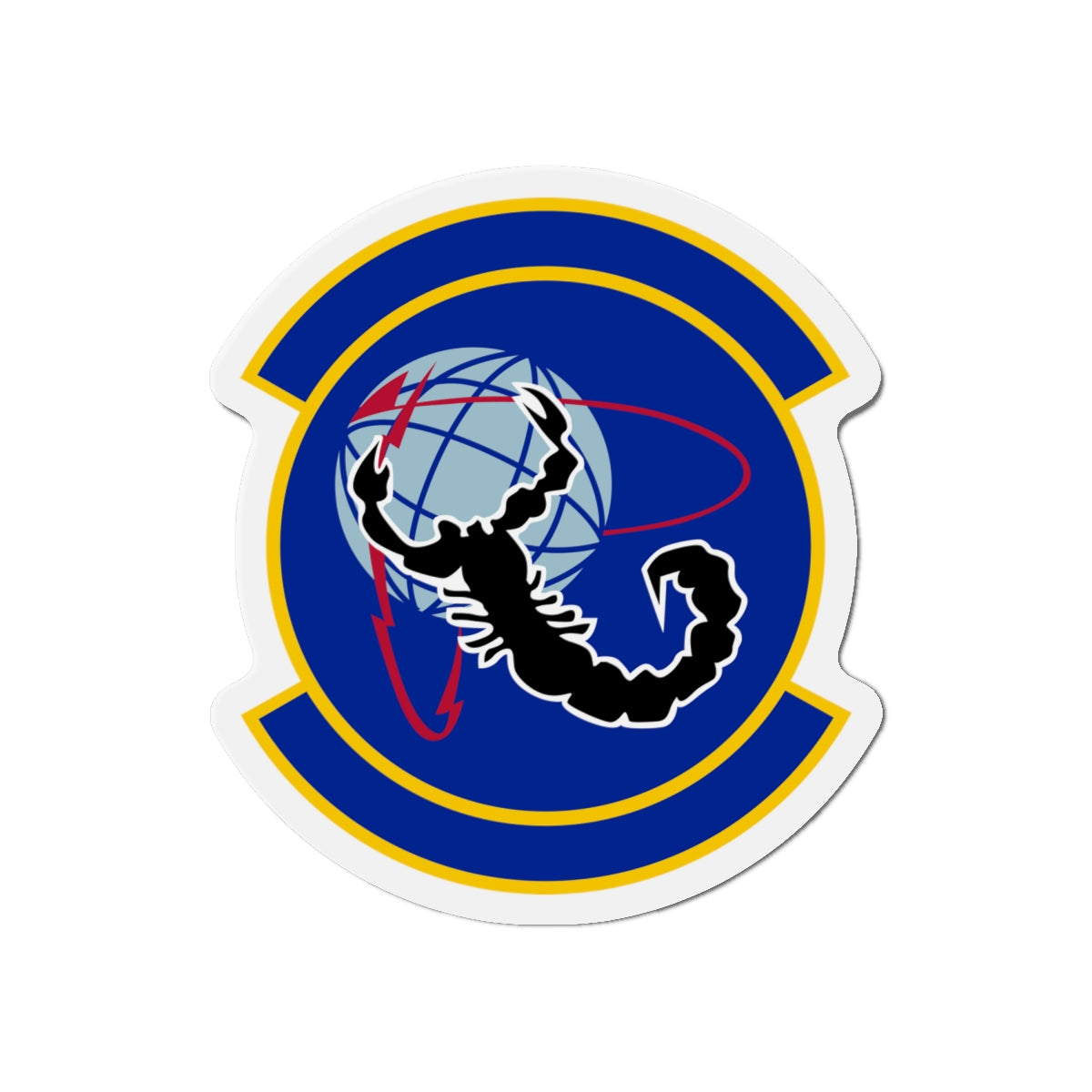 Die-Cut Magnet - USAF - 4th Space Warning Sq wo txt X 300