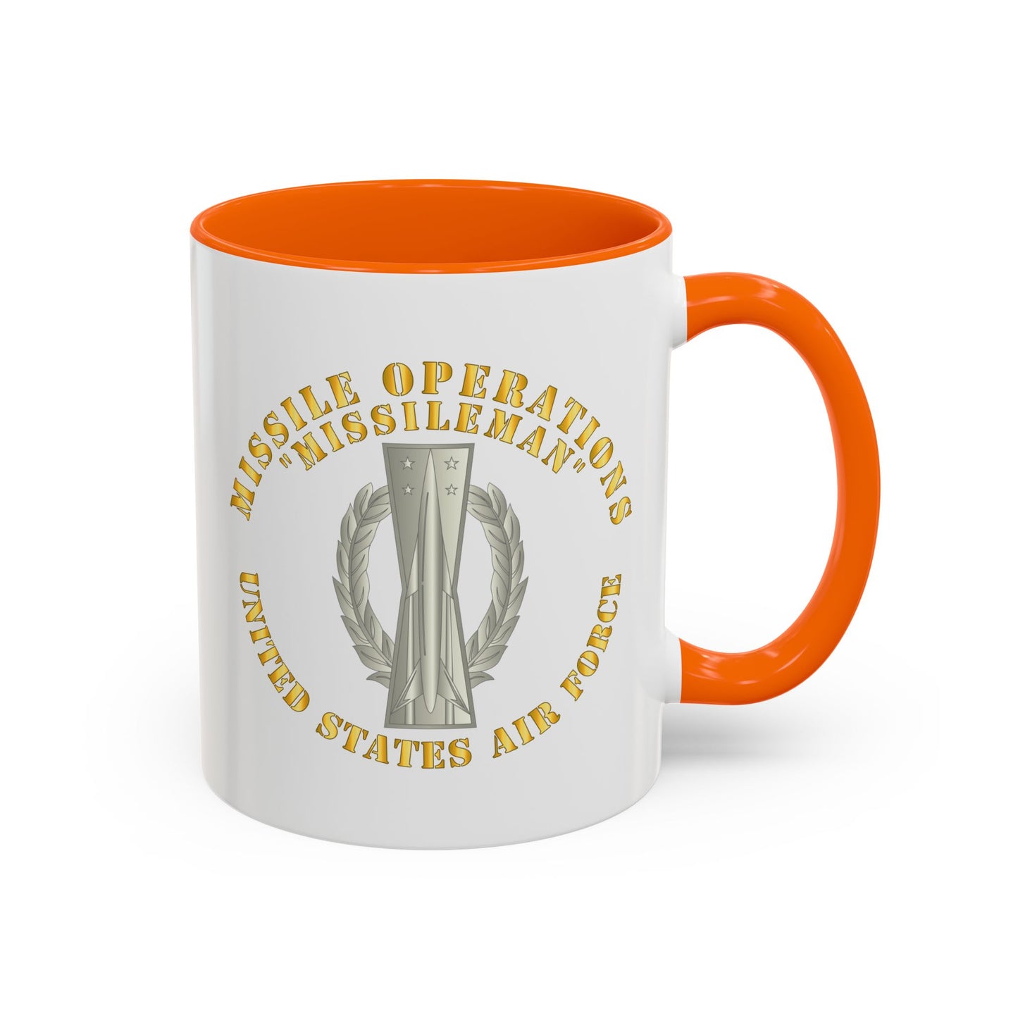 Accent Coffee Mug (11oz & 15oz) - USAF - Missile Operations - Missileman - Basic