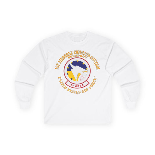 Unisex Ultra Cotton Long Sleeve Tee - USAF - 1st Airborne Command Control Squadron