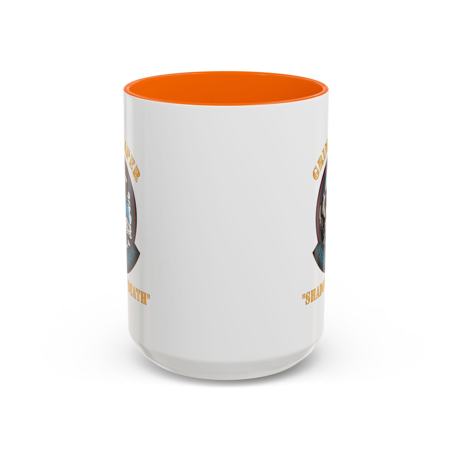 Accent Coffee Mug (11oz & 15oz) - USAF - B2 - Grim Reaper - Stealth Bomber X 300