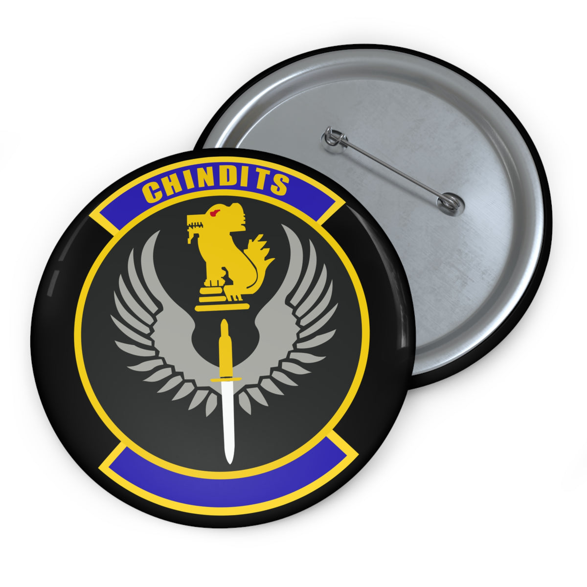 Custom Pin Button - USAF - 1st Special Operations Theater Air Operations Sq wo txt X 300