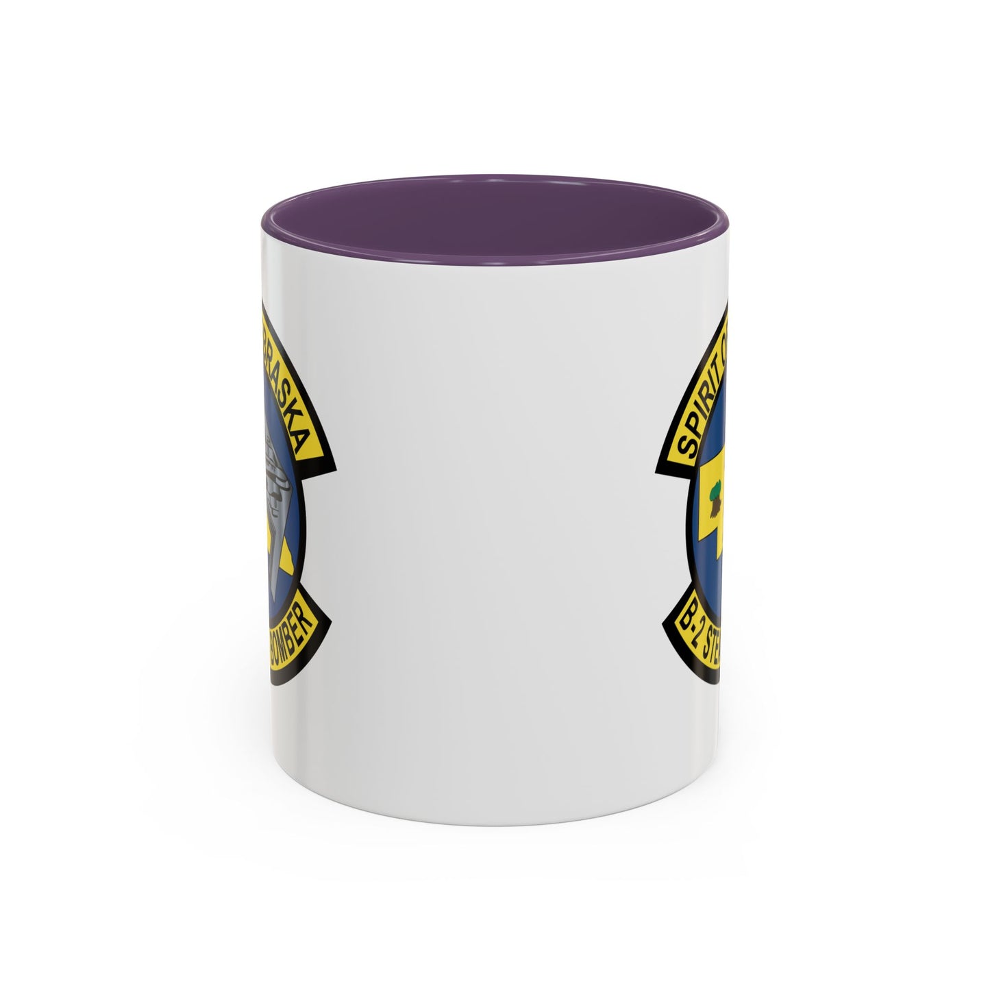 Accent Coffee Mug (11oz & 15oz) - USAF - B2 - Spirit of Nebraska - Stealth Bomber wo txt X 300