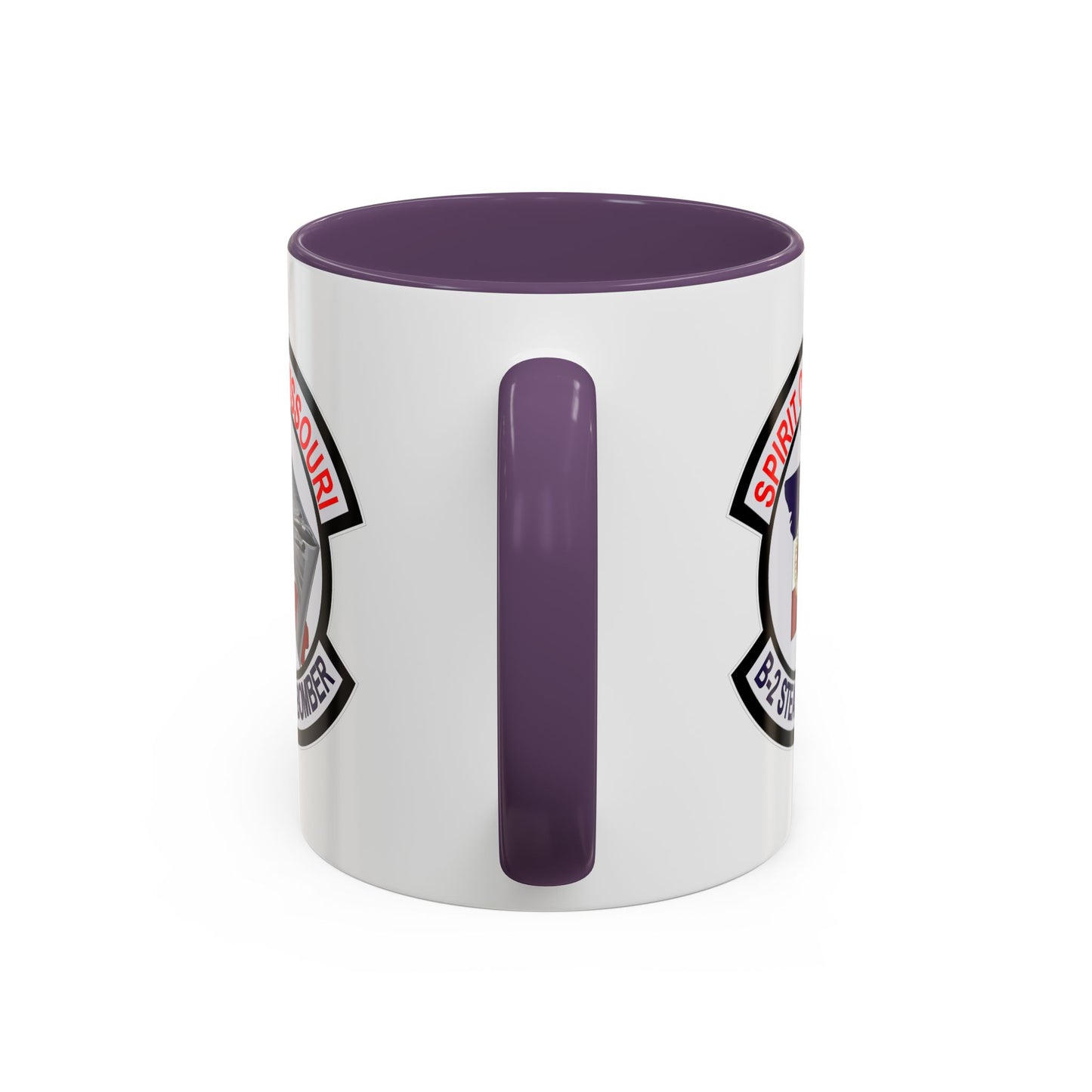 Accent Coffee Mug (11oz & 15oz) - USAF - B2 - Spirit of Missouri - Stealth Bomber wo Txt