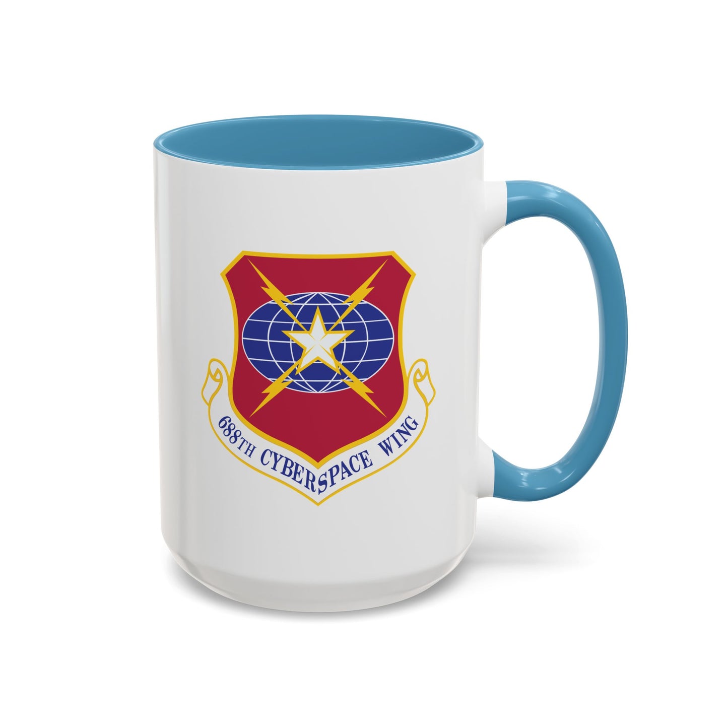 Accent Coffee Mug (11oz & 15oz) - USAF - 688th Cyberspace Wing wo Txt X 300