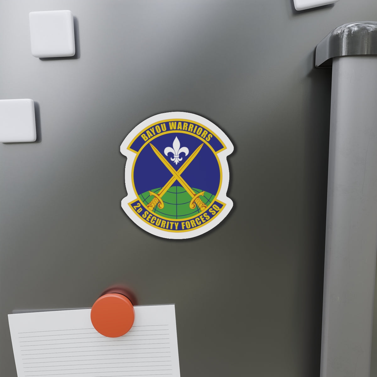 Die-Cut Magnet - USAF - 2nd Security Forces Squadron wo txt