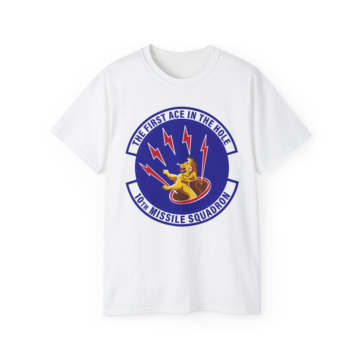 Unisex Ultra Cotton Tee - USAF - 10th Missile Squadron wo txt