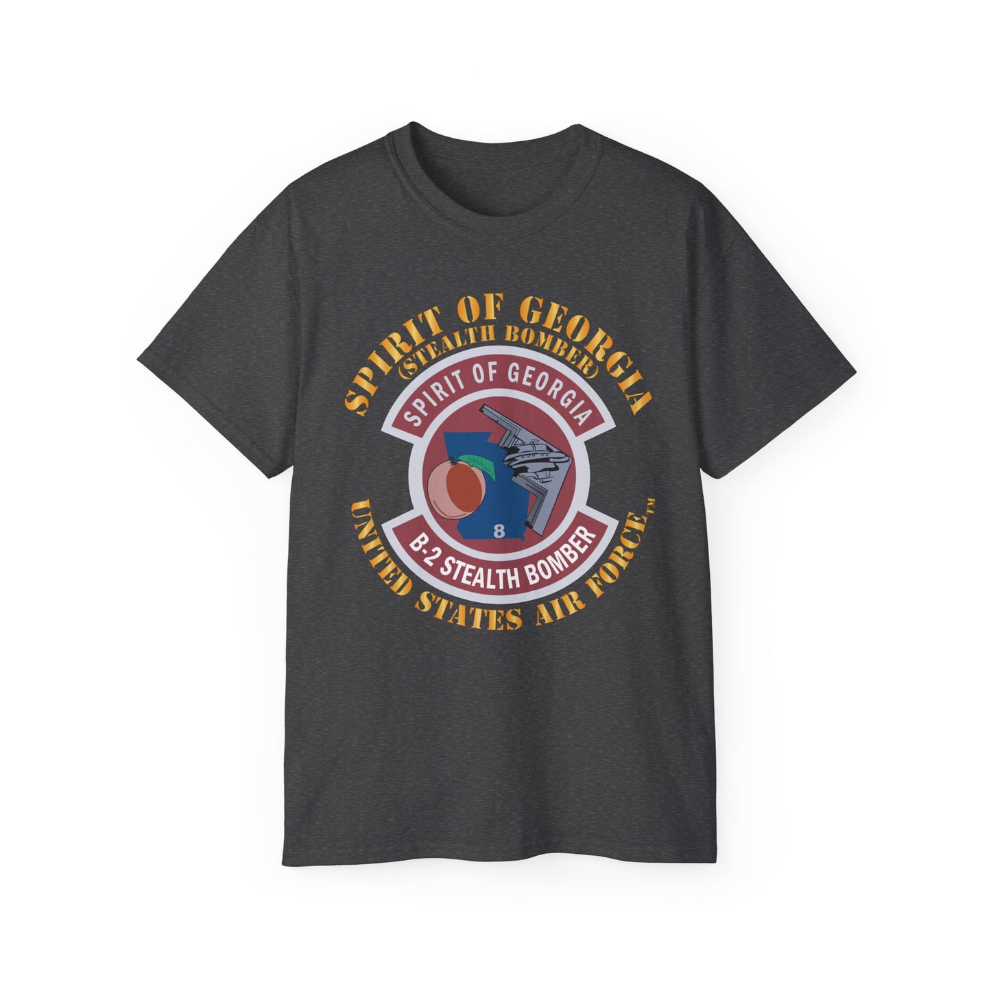 Unisex Ultra Cotton Tee - USAF - B2 - Spirit of Georgia - Stealth Bomber X 300
