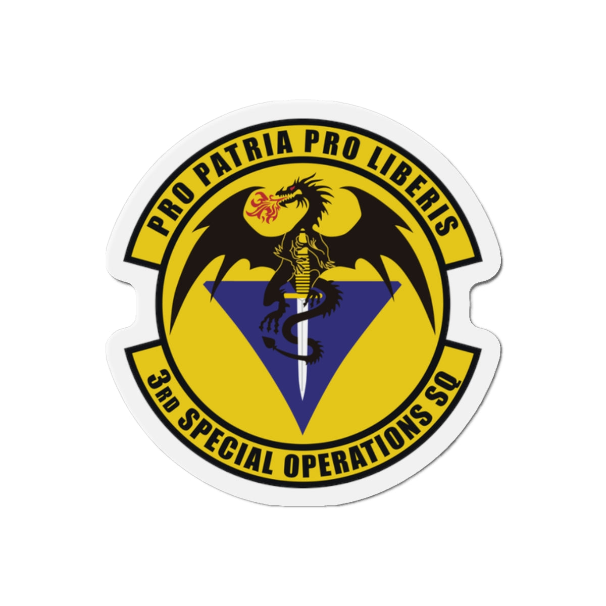 Die-Cut Magnet - USAF - 3rd Special Operations Squadron wo txt