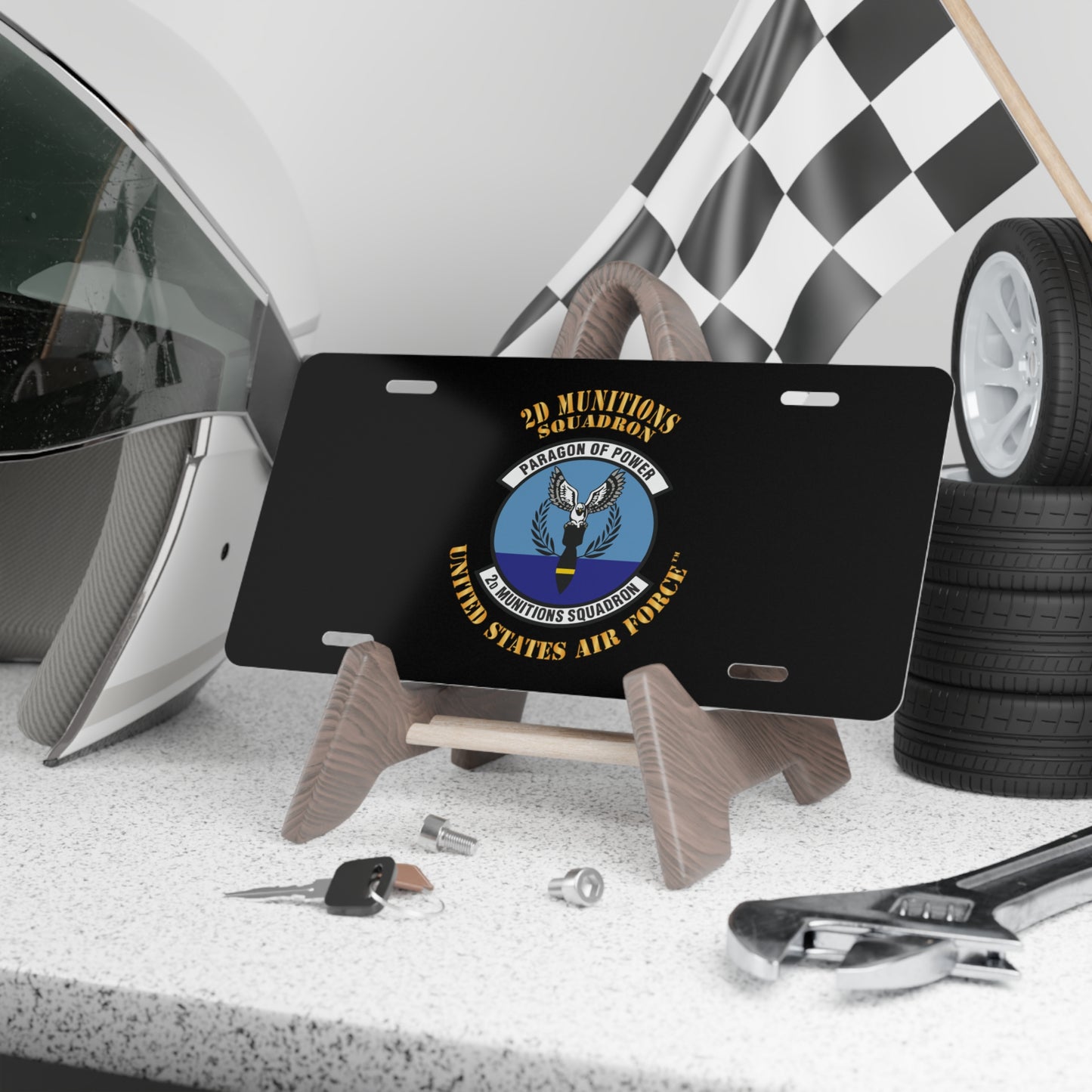 License Plate - USAF - 2nd Munitions Squadron