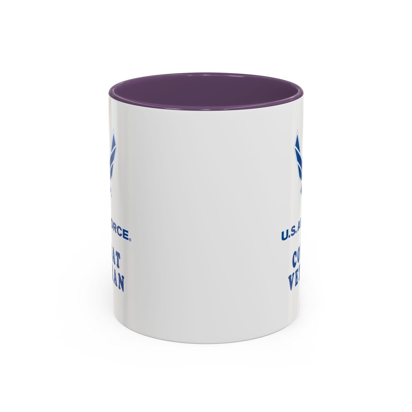 Accent Coffee Mug (11oz & 15oz) - USAF - Air Force - Combat Veteran X 300