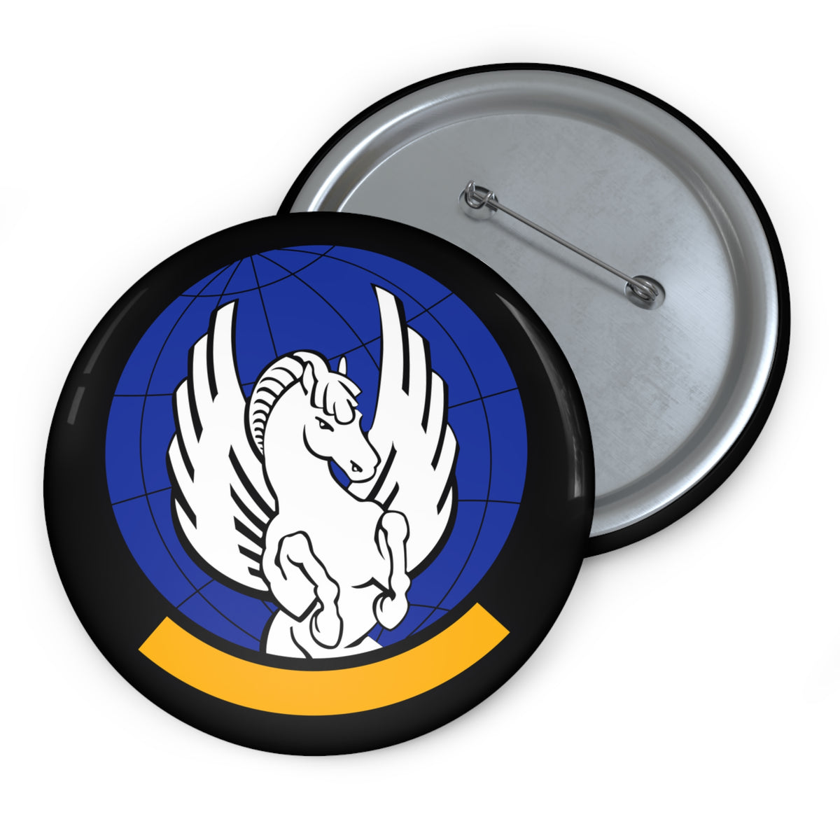 Custom Pin Button - USAF - 12th Airlift Flight wo txt