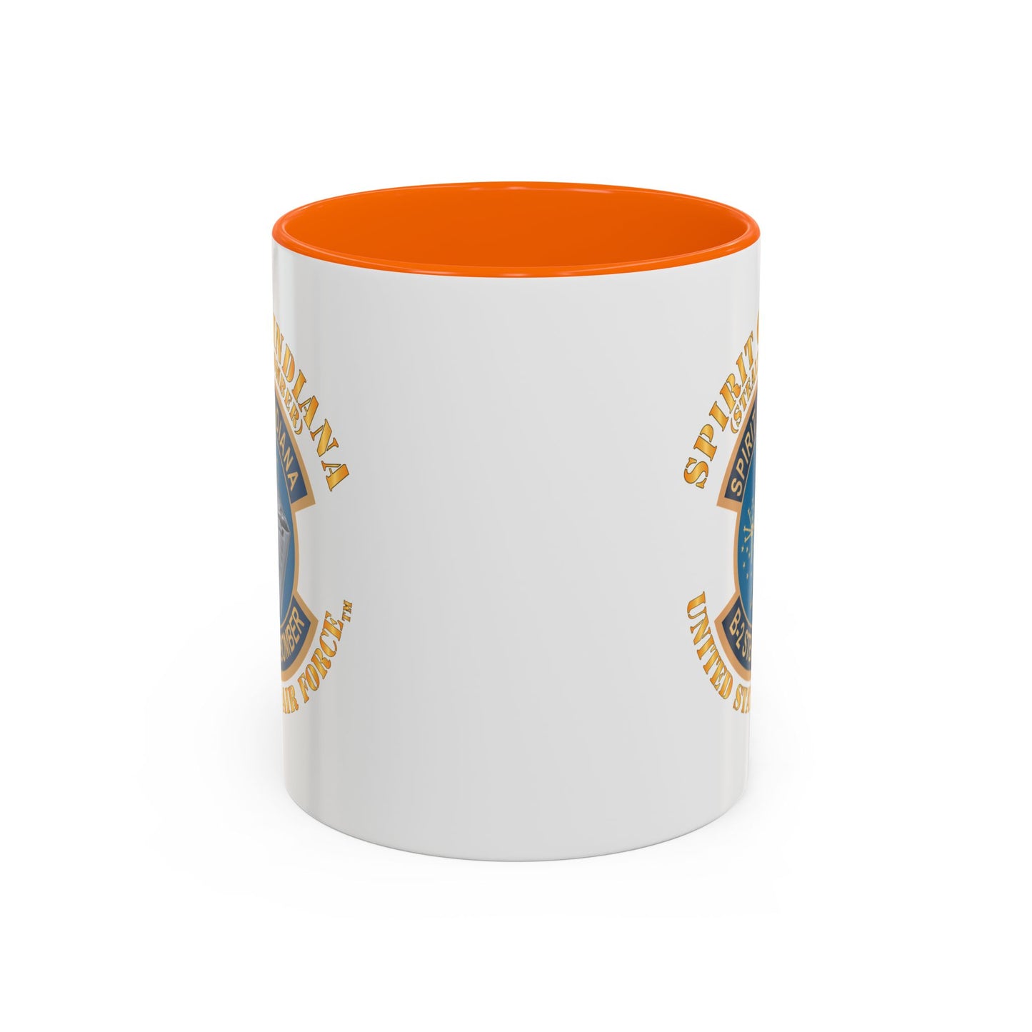 Accent Coffee Mug (11oz & 15oz) - USAF - B2 - Spirit of Indiana - Stealth Bomber X 300