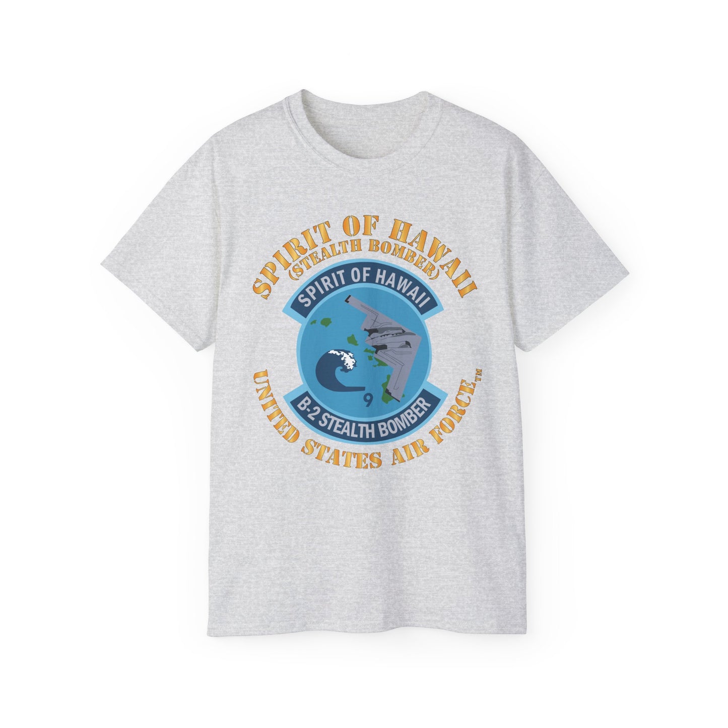 Unisex Ultra Cotton Tee - USAF - B2 - Spirit of Hawaii - Stealth Bomber X 300