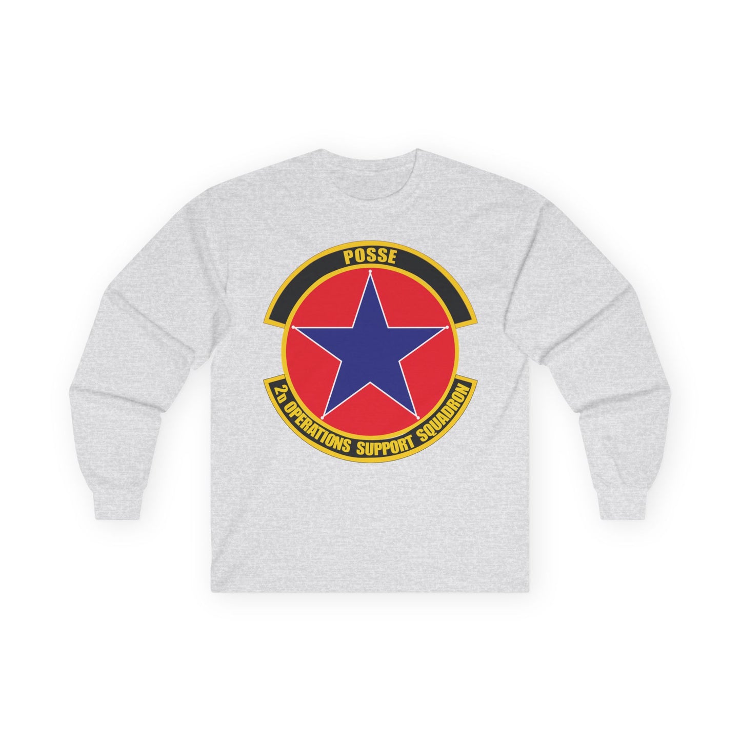 Unisex Ultra Cotton Long Sleeve Tee - USAF - 2nd Operations Support Squadron wo txt