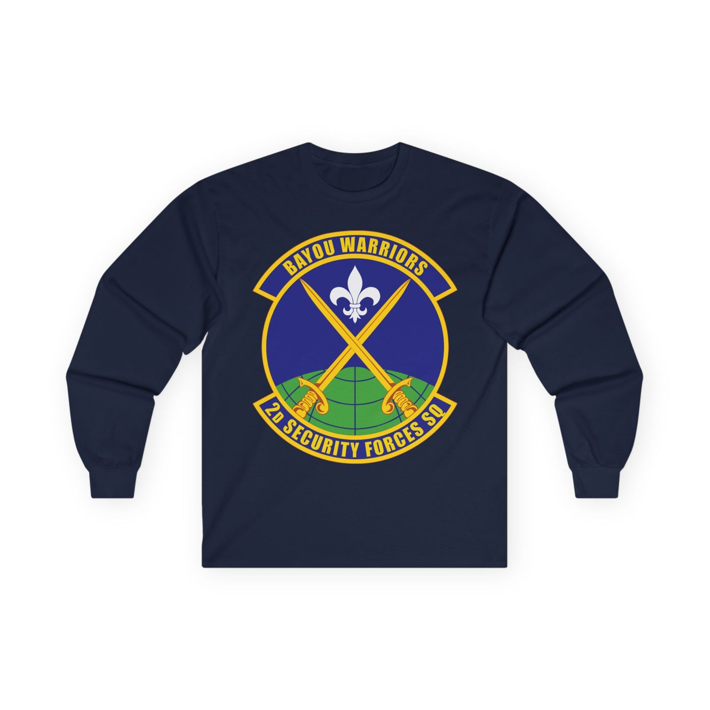 Unisex Ultra Cotton Long Sleeve Tee - USAF - 2nd Security Forces Squadron wo txt