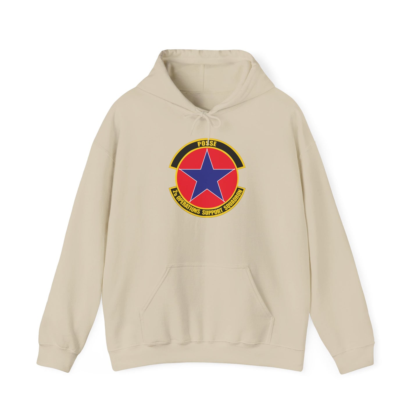 Unisex Heavy Blend Hooded Sweatshirt - USAF - 2nd Operations Support Squadron wo txt