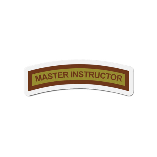 Die-Cut Magnet - USAF - Master Instructor Tab