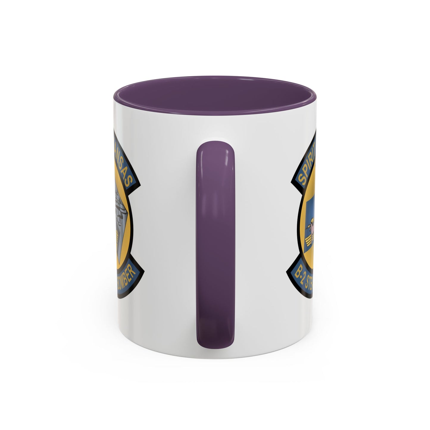 Accent Coffee Mug (11oz & 15oz) - USAF - B2 - Spirit of Kansas - Stealth Bomber wo txt X 300