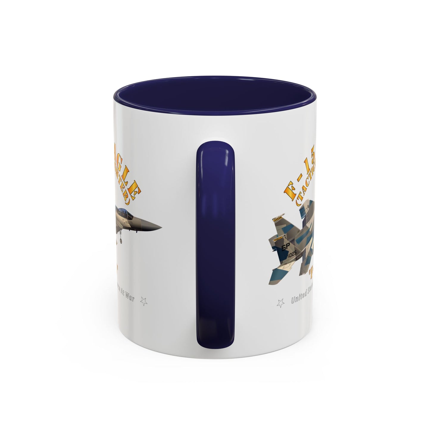 Accent Coffee Mug (11oz & 15oz) - USAF - F15 Eagle - F15