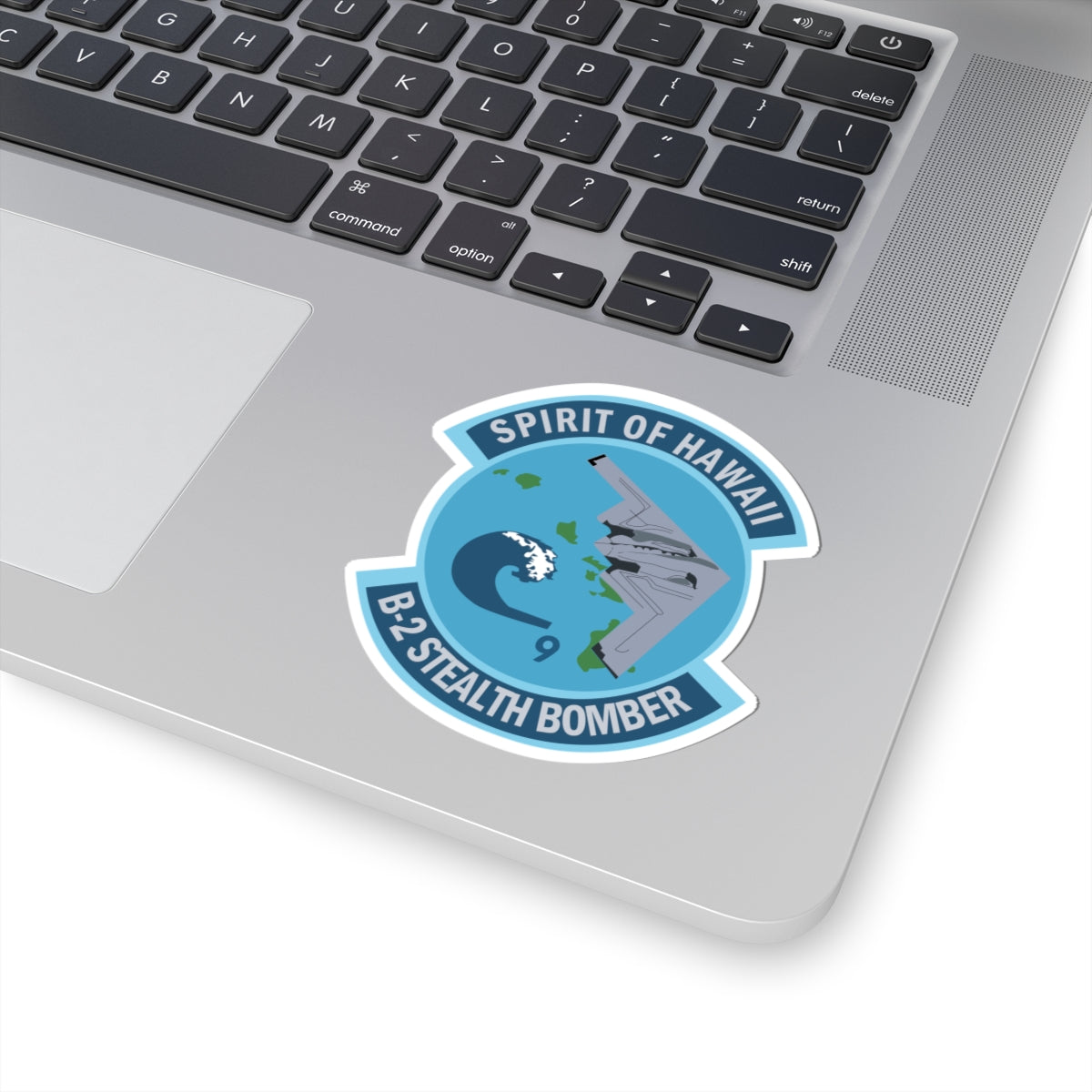 Kiss-Cut Stickers - USAF - B2 - Spirit of Hawaii - Stealth Bomber wo txt X 300