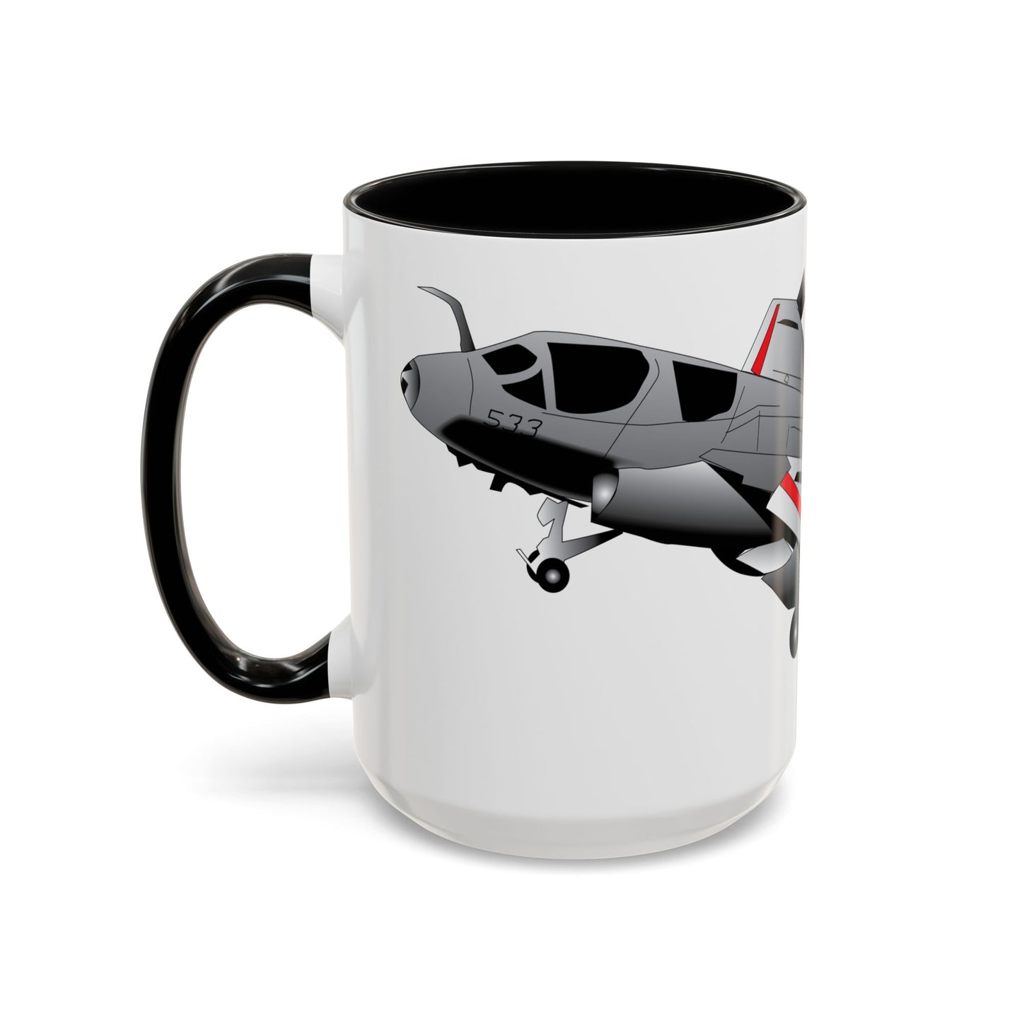 Accent Coffee Mug (11oz & 15oz) - Aircraft - Navy - A-6A Intruder X 300