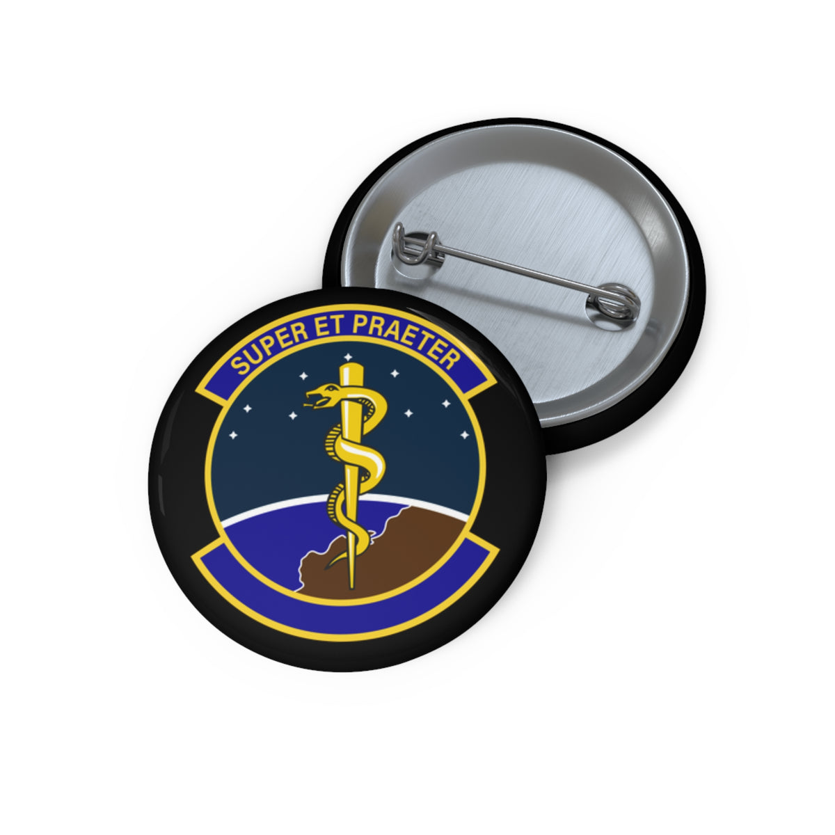 Custom Pin Button - USAF - 9th Operational Medical Readiness Sq wo txt X 300