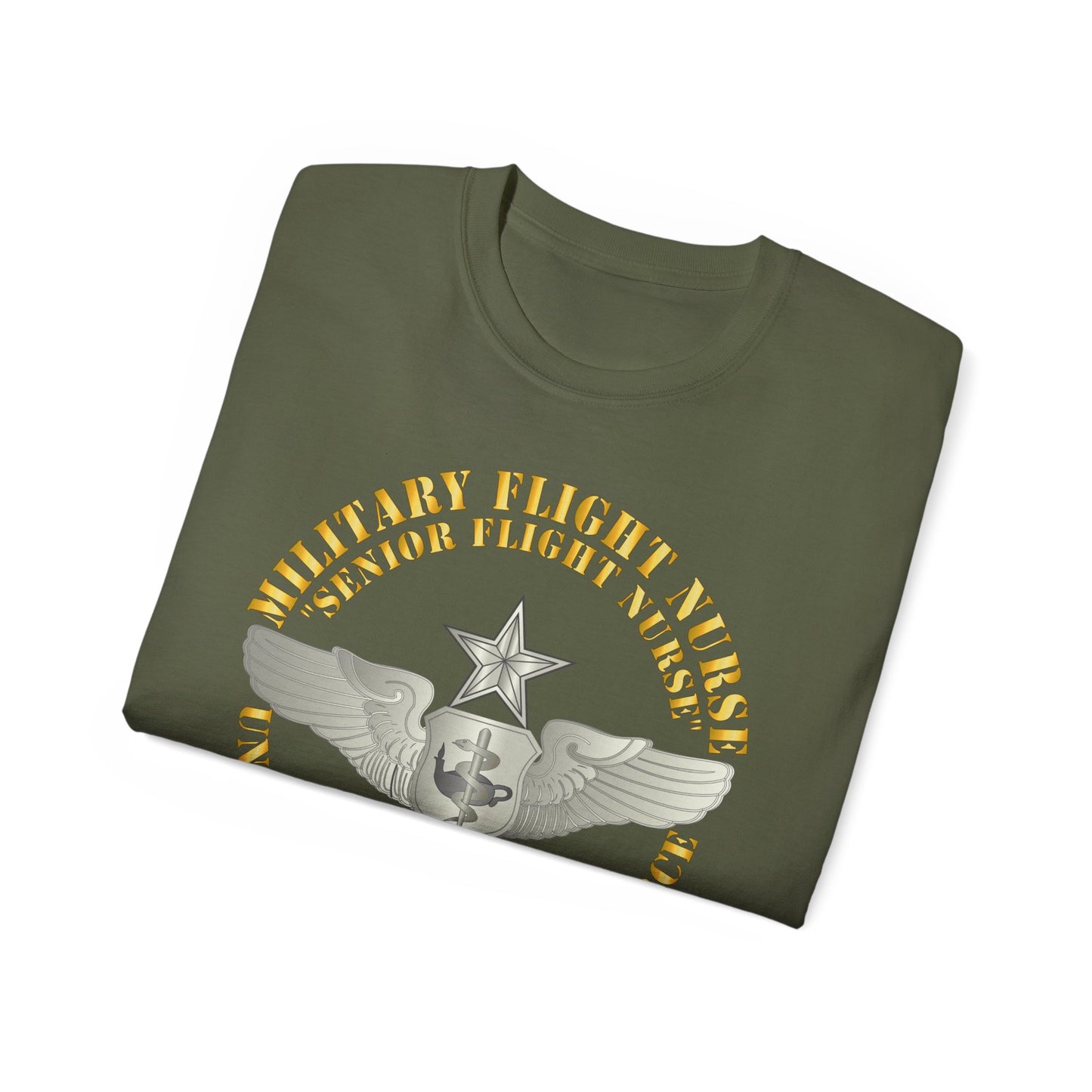 Unisex Ultra Cotton Tee - USAF - Military Flight Nurse - Flight Nurse - Senior