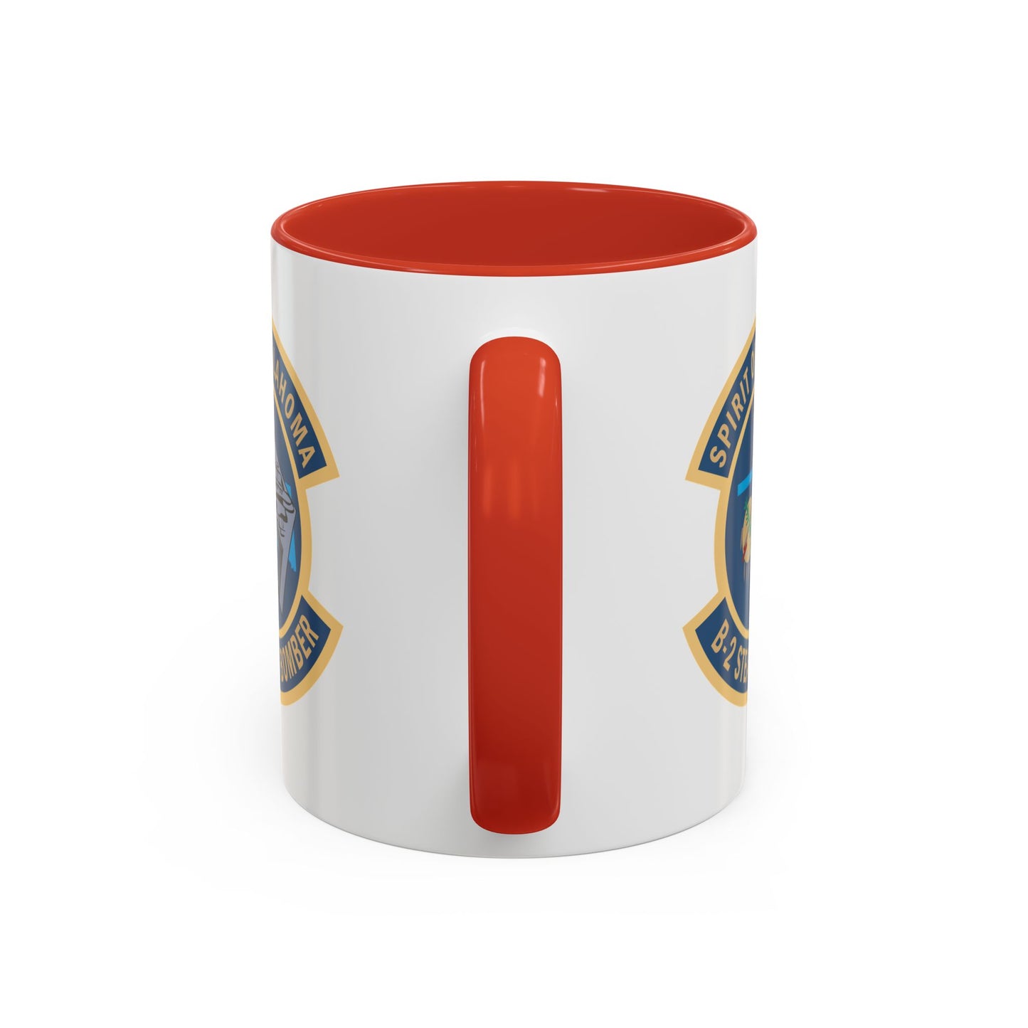 Accent Coffee Mug (11oz & 15oz) - USAF - B2 - Spirit of Oklahoma - Stealth Bomber wo txt X 300