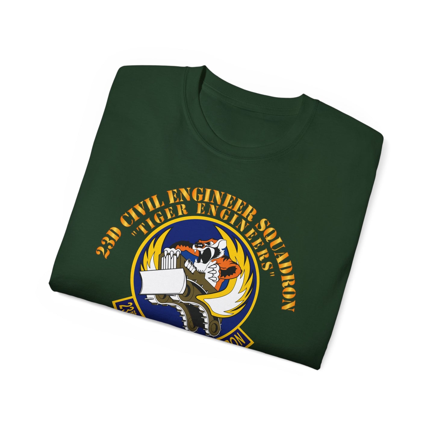 Unisex Ultra Cotton Tee - USAF - 23d Civil Engineer Squadron - Tiger Engineers - Moody AFB, GA