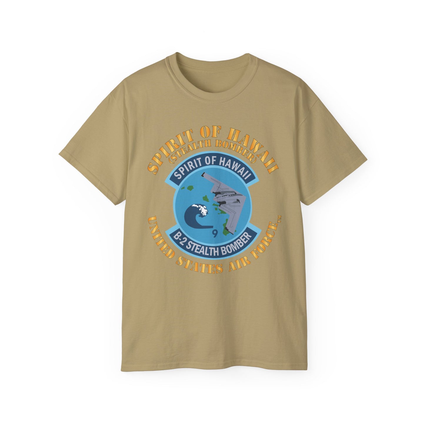 Unisex Ultra Cotton Tee - USAF - B2 - Spirit of Hawaii - Stealth Bomber X 300