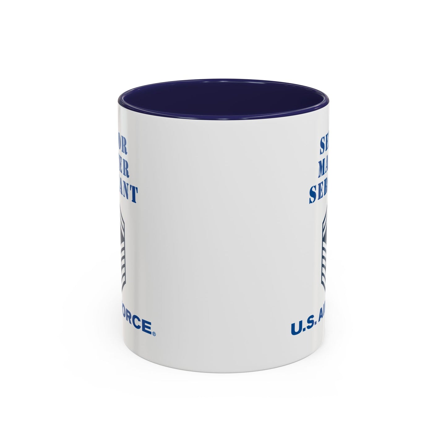 Accent Coffee Mug (11oz & 15oz) - USAF - Senior Master Sergeant (E8a) - 2020 - US Air Force w Text X 300