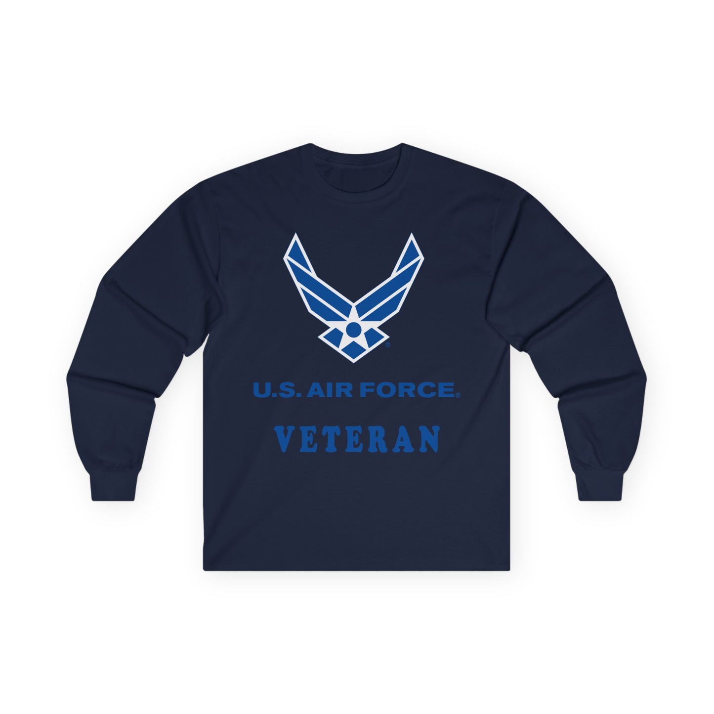 Unisex Ultra Cotton Long Sleeve Tee - USAF - Air Force - Veteran X 300