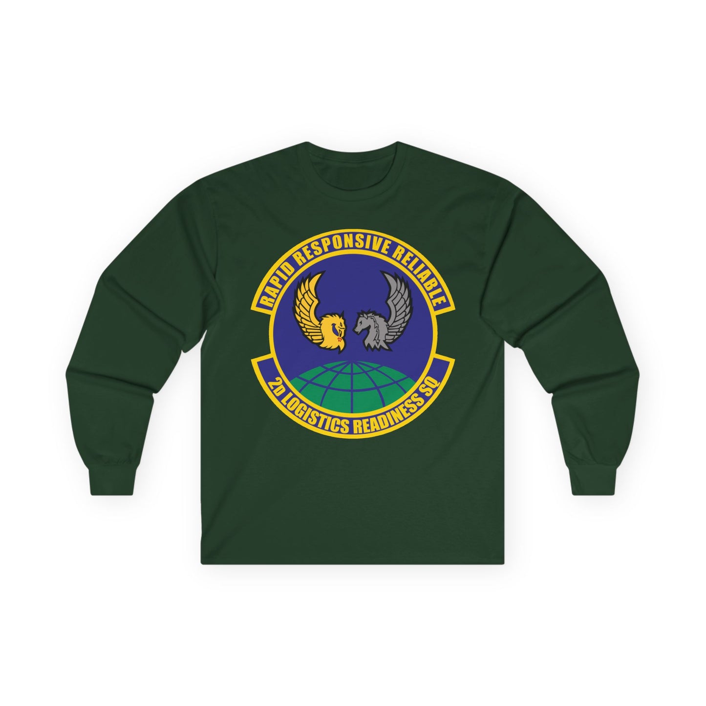 Unisex Ultra Cotton Long Sleeve Tee - USAF - 2d Logistics Readiness Squadron wo txt