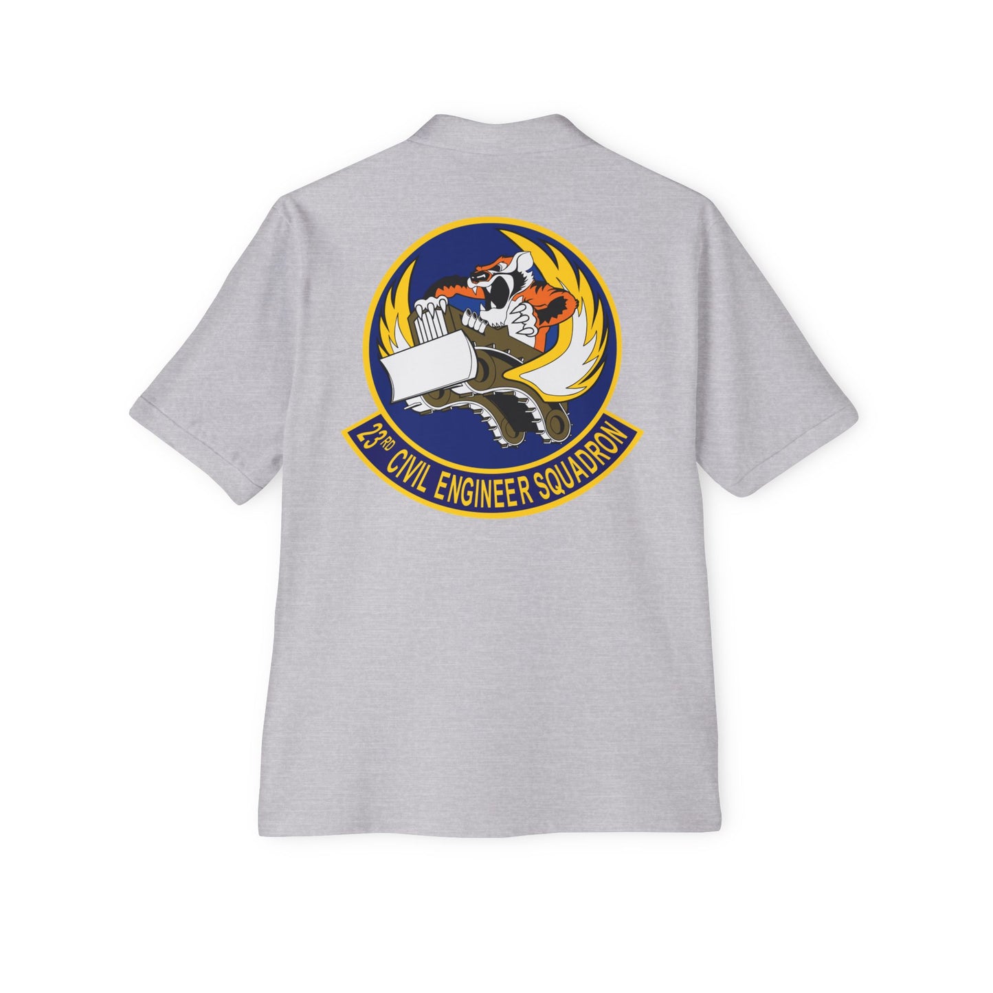 Men's Piqué Polo - USAF - 23d Civil Engineer Squadron wo Txt