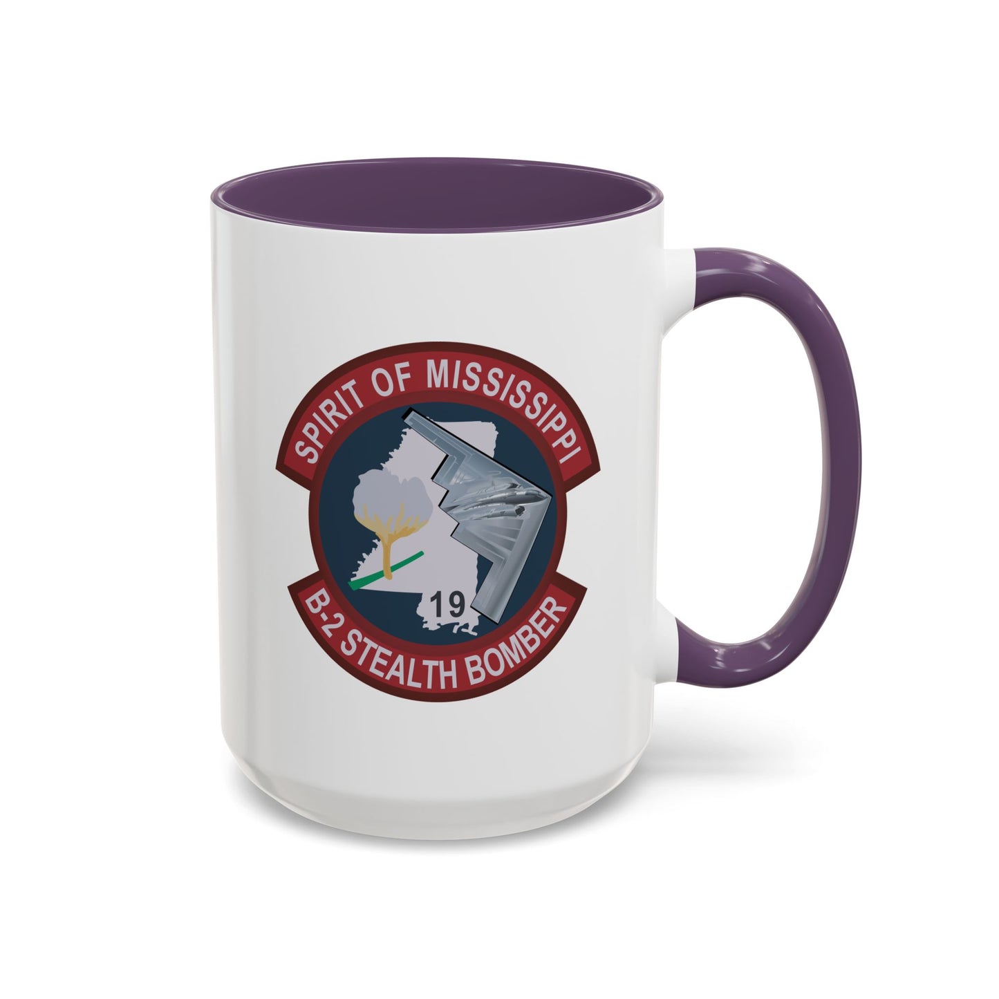 Accent Coffee Mug (11oz & 15oz) - USAF - B2 - Spirit of Mississippi - Stealth Bomber wo txt X 300