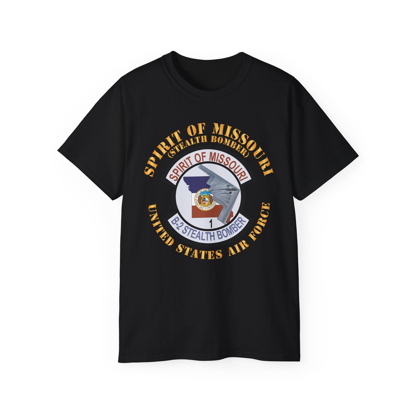Unisex Ultra Cotton Tee - USAF - B2 - Spirit of Missouri Stealth Bomber X 300