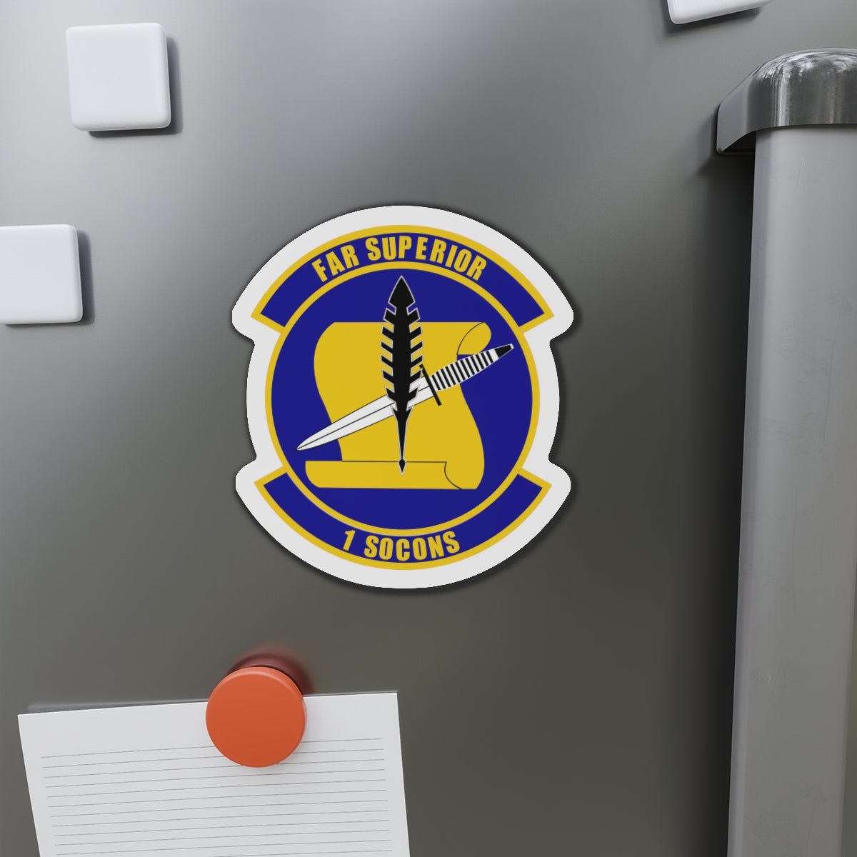 Die-Cut Magnet - USAF - 1st Special Operations Contracting Sq wo txt X 300
