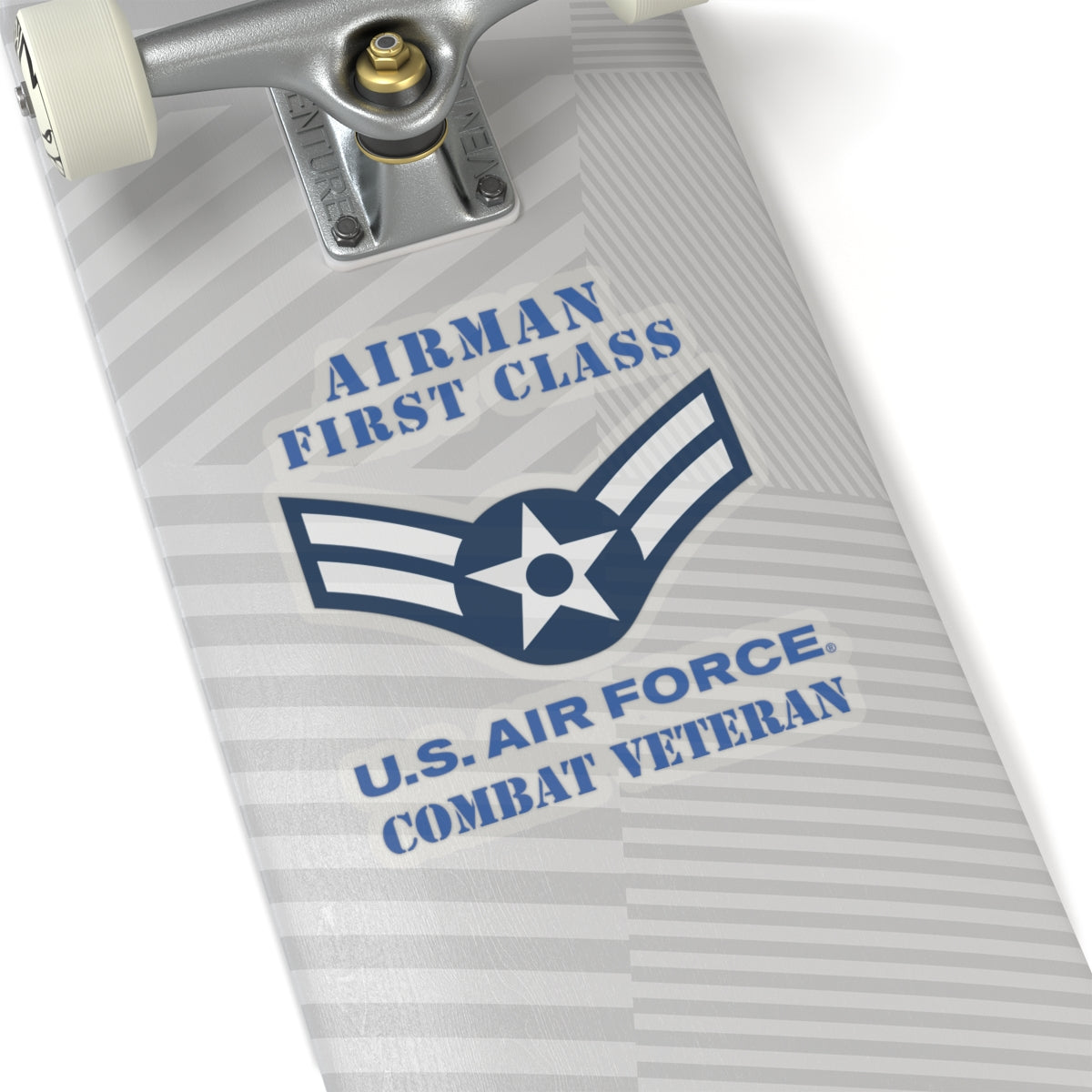 Kiss-Cut Stickers - USAF - Airman - First Class (E3) - 2020 - Combat Veteran