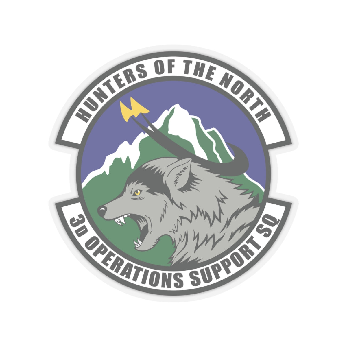 Kiss-Cut Stickers - USAF - 3rd Operations Support Squadron wo txt X 300